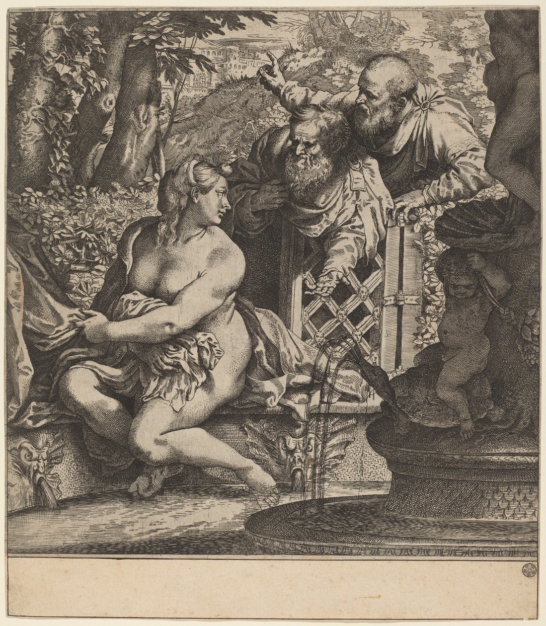 Suzanne et les vieillards - Annibale Carracci