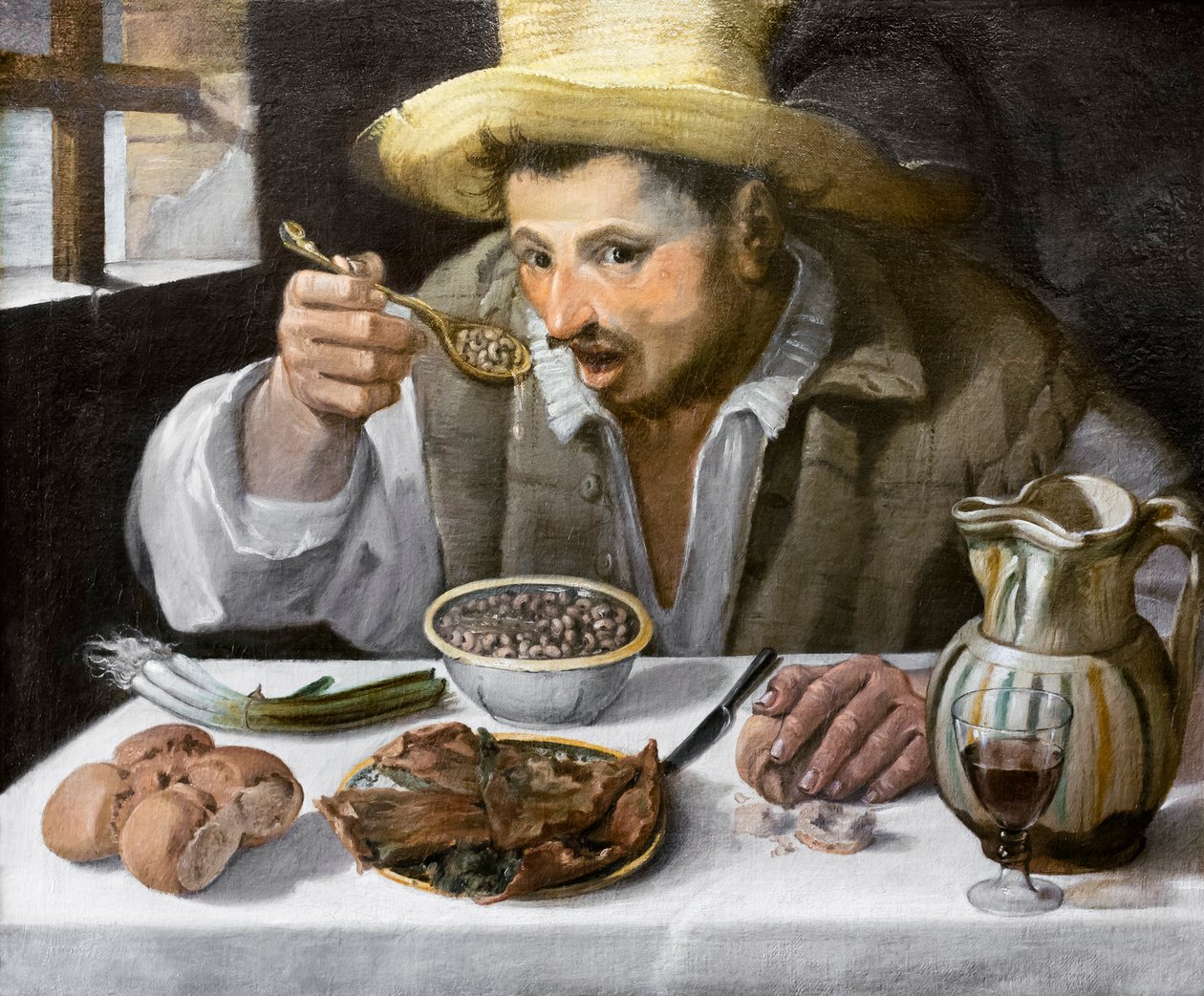Le Mangeur de haricots - Annibale Carracci