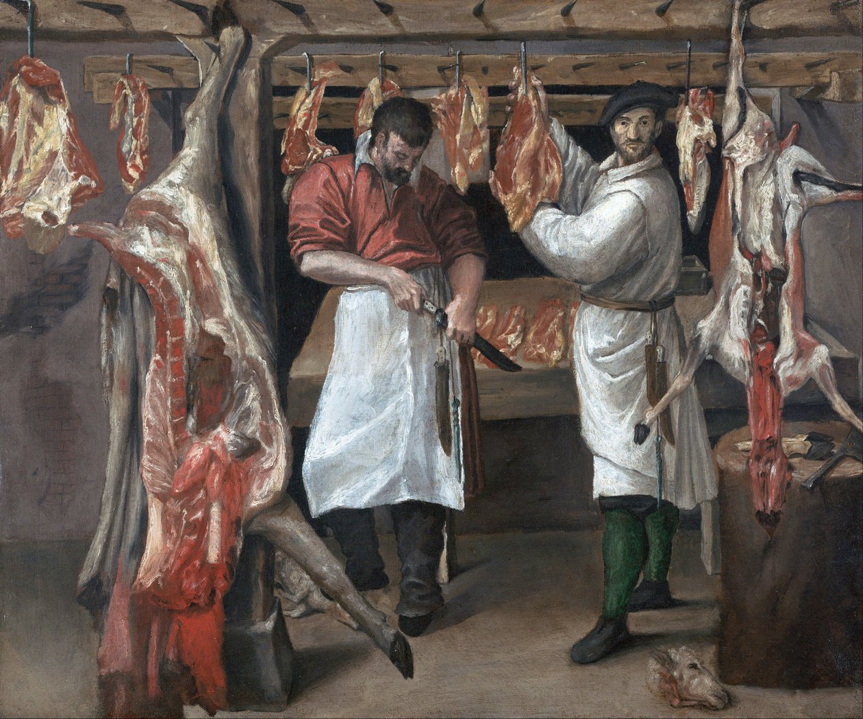 La boucherie - Annibale Carracci