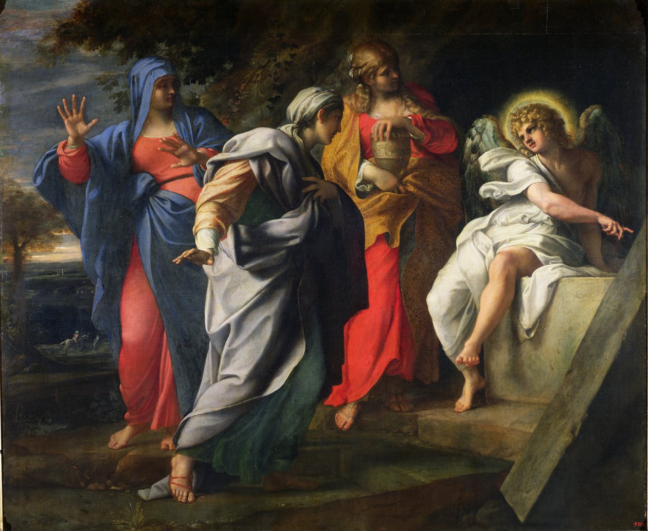 Les Saintes Femmes au tombeau du Christ, vers 1597-8 - Annibale Carracci