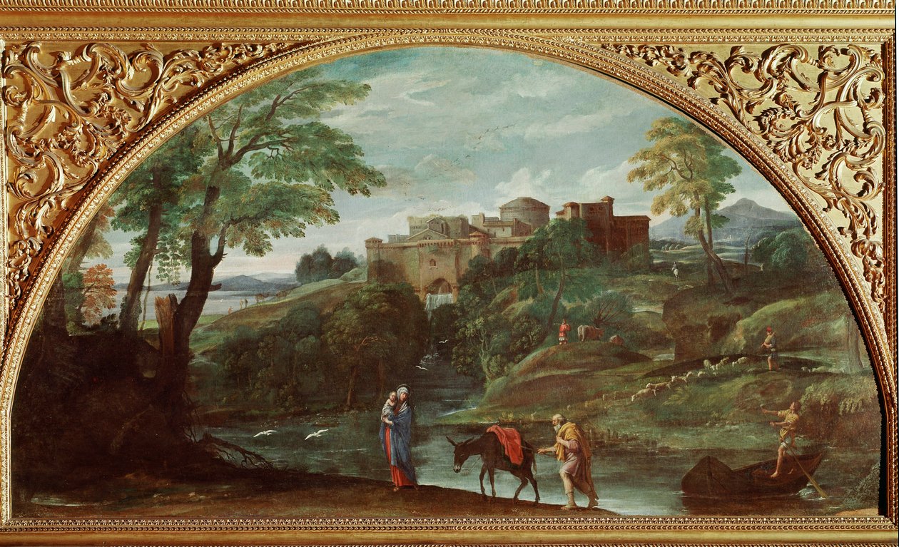 La fuite en Égypte - Annibale Carracci