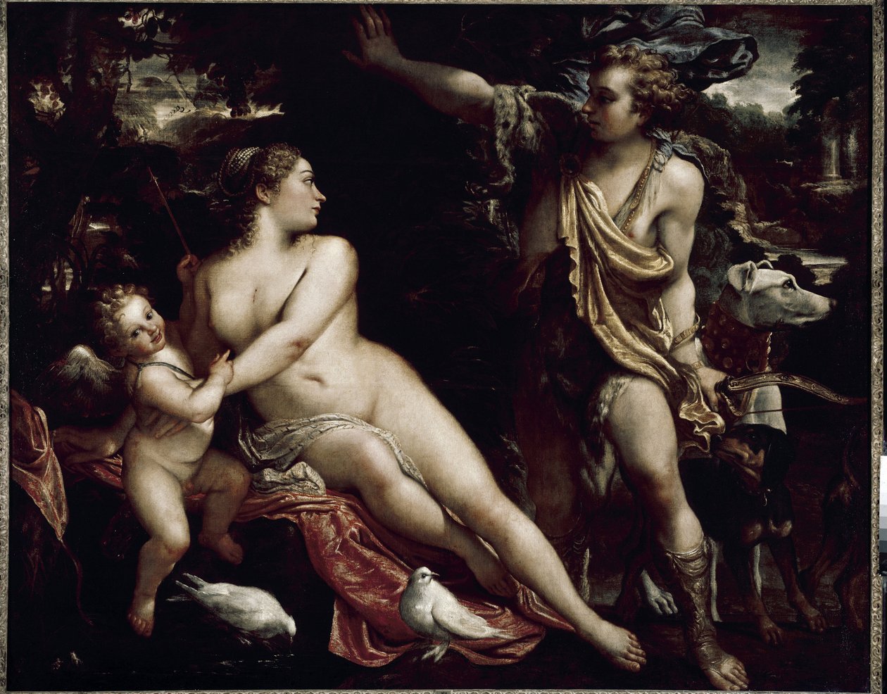 Vénus et Adonis - Annibale Carracci