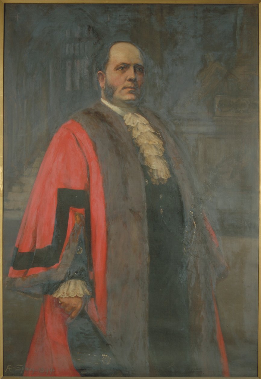 Sir Thomas Vezey Strong, Lord Maire 1910 - Annie E Spong