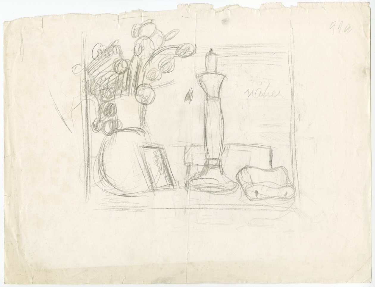 Nature morte - Esquisse - Anny Dollschein