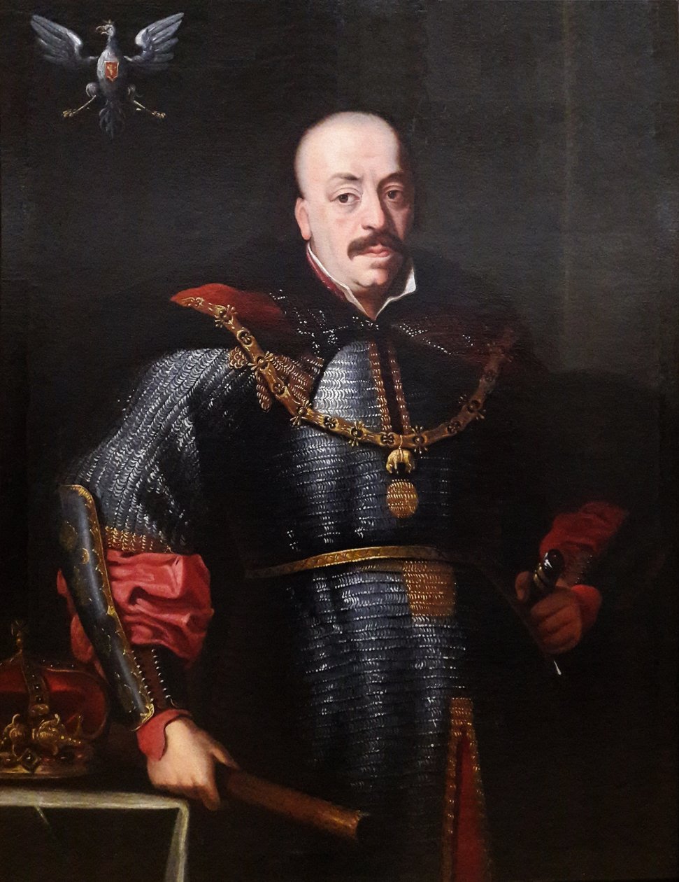 Portrait du roi Jean II Casimir en cotte de mailles - Anonymous
