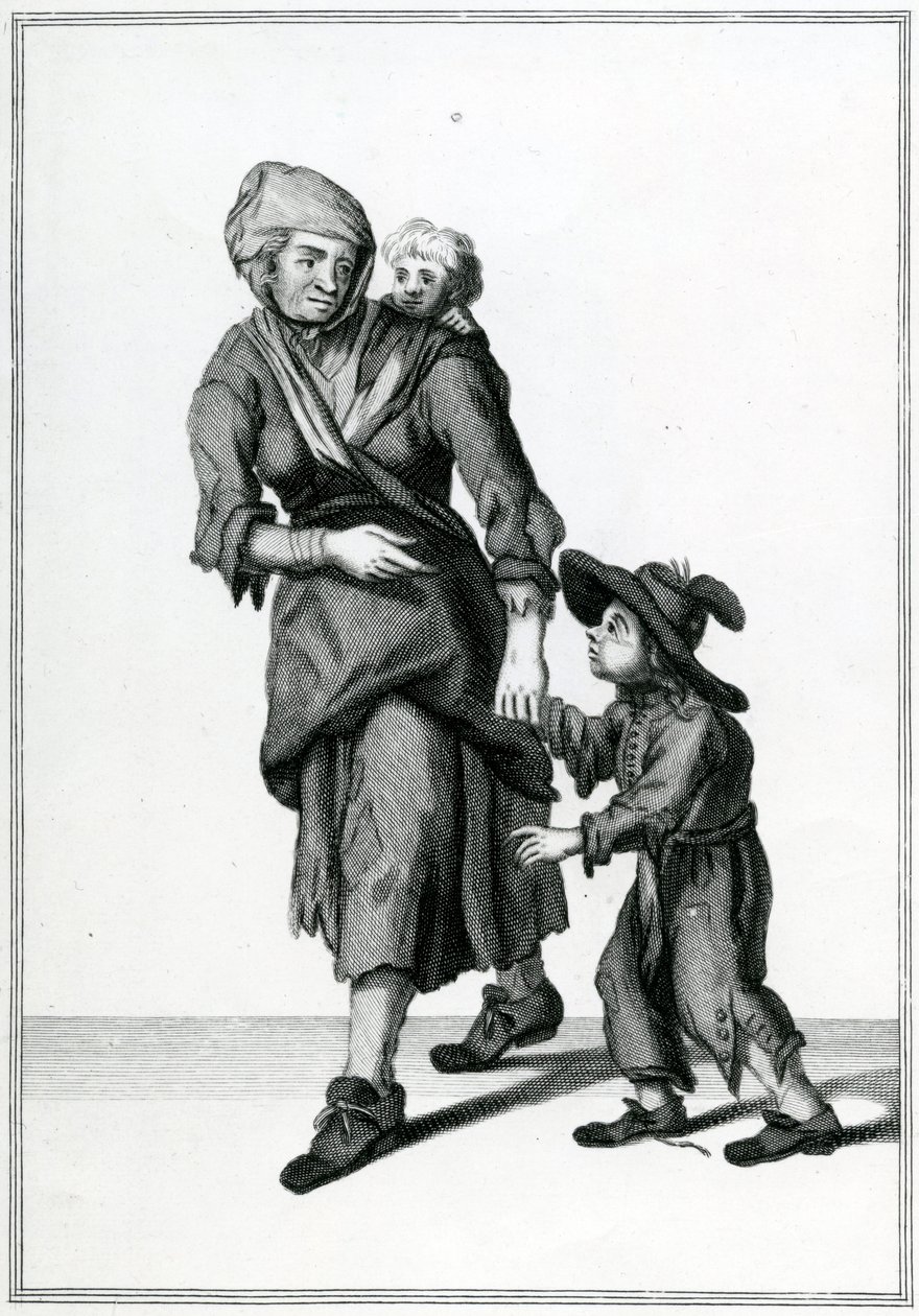 Le mendiant de Londres, Cris de Londres, c.1688 - Unbekannt Unbekannt