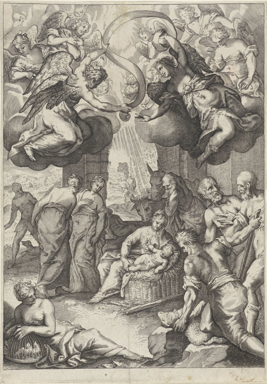 Adoration des bergers - Anonymous