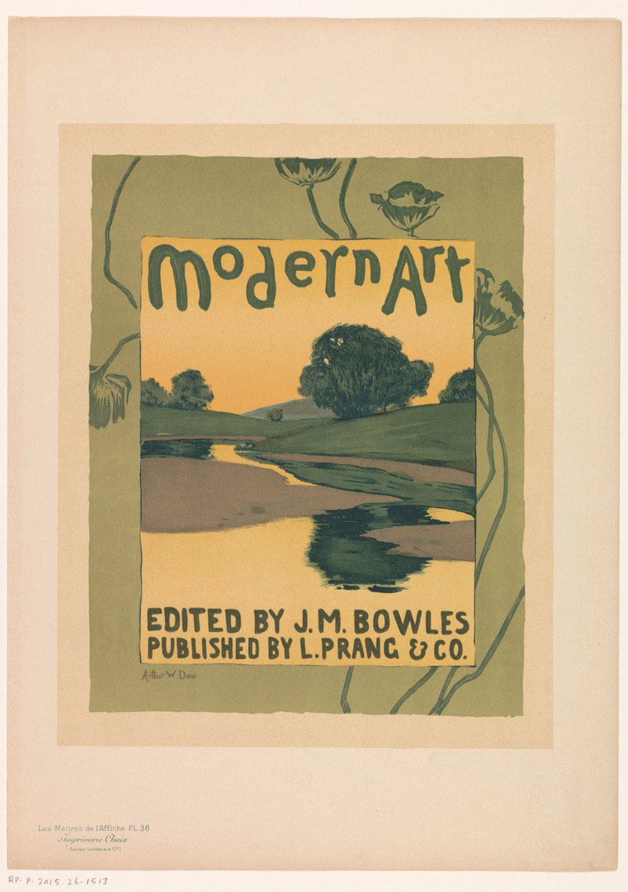 Advertentie voor het tijdschrift Modern Art - Anonymous