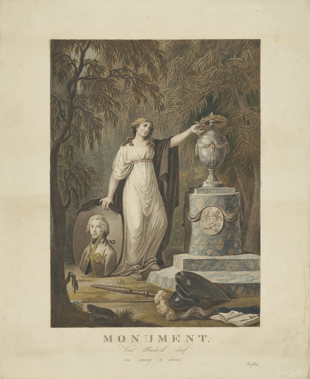 Monument funéraire allégorique pour Frédéric, prince d