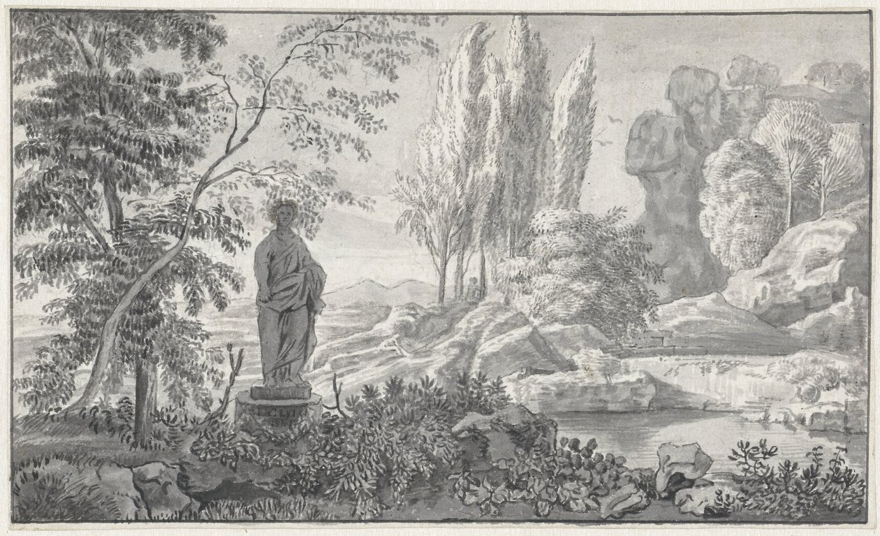 Paysage arcadien - Anonymous