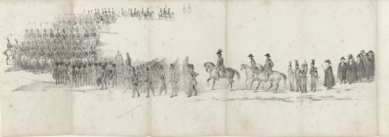 Funérailles du feu roi Guillaume II à Delft le 4 avril 1849 - Anonymous