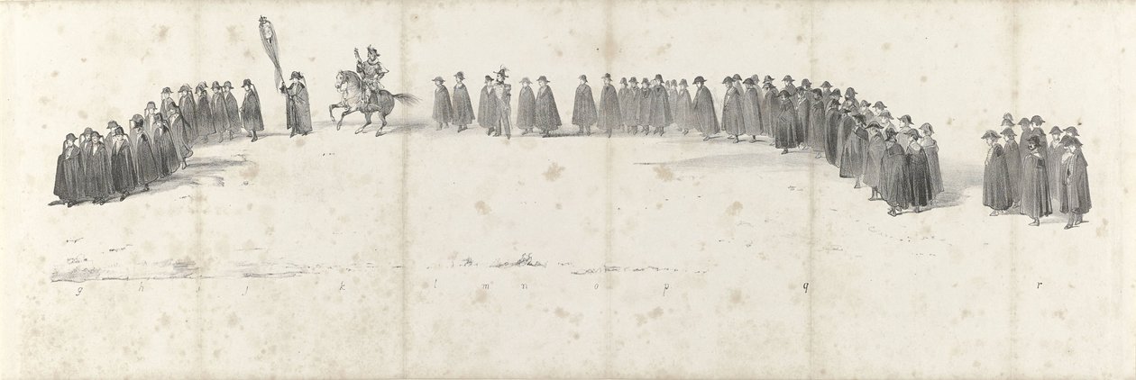 Funérailles du défunt roi Guillaume II à Delft le 4 avril 1849 - Anonymous