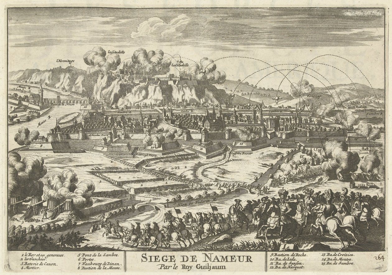 Siège de Namur par le roi Guillaume, 1695 - Anonymous