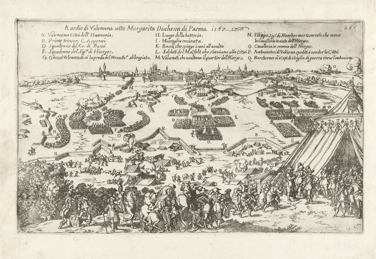 Siège de Valenciennes, 1567 - Anonymous