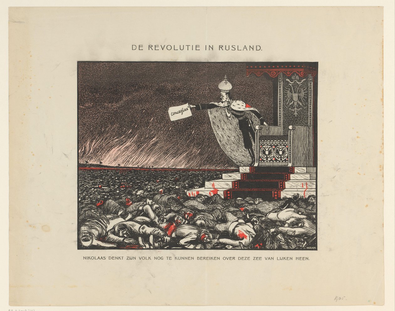 Répression sanglante par le tsar Nicolas II de la Révolution de 1905 - Anonymous