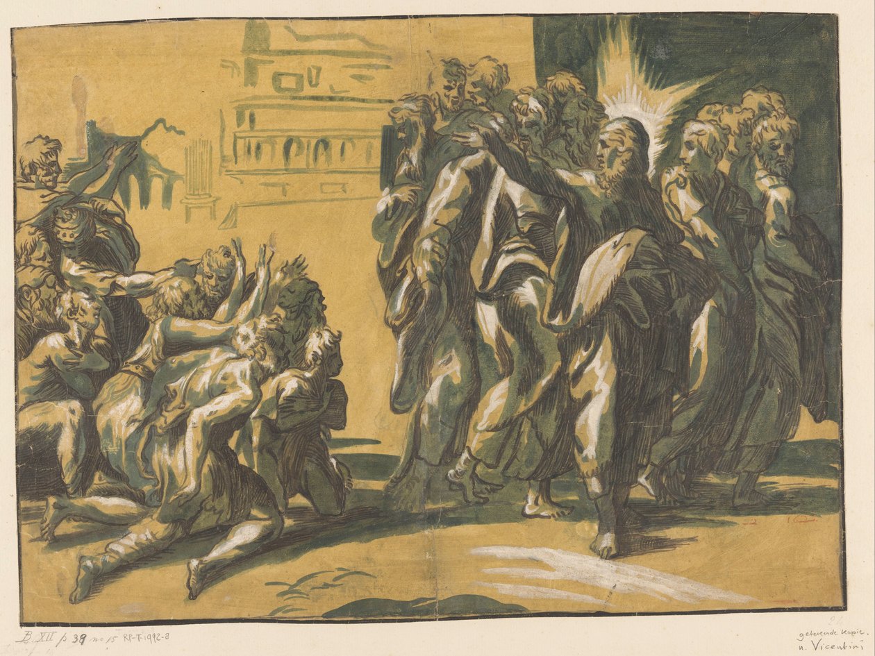 Le Christ guérit les lépreux - Anonymous