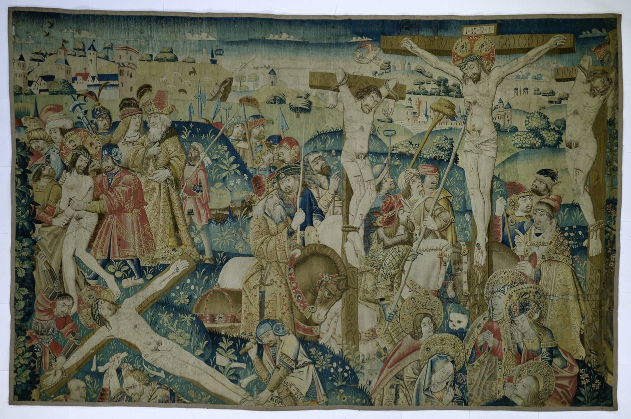 La crucifixion, de la passion du Christ (De passie van Christus) - Anonymous