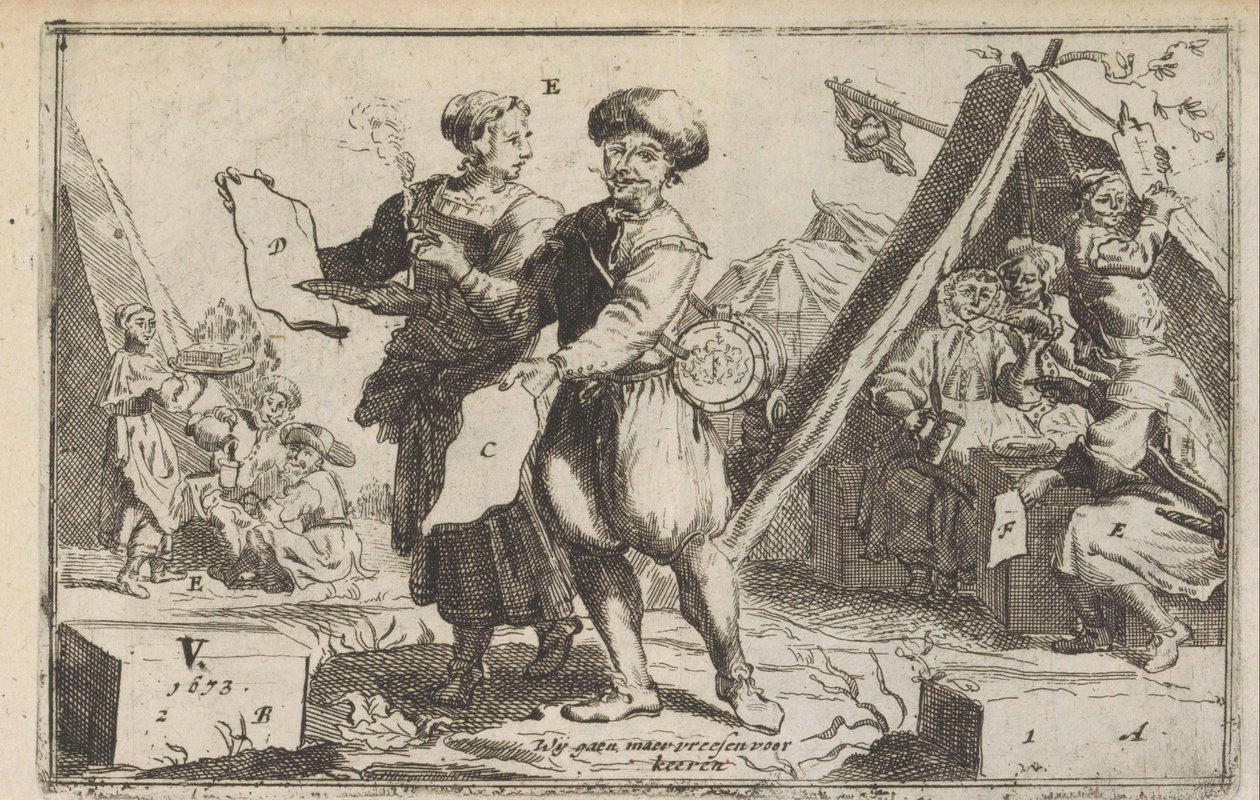 Les courageux Bataves, 1673 - Anonymous