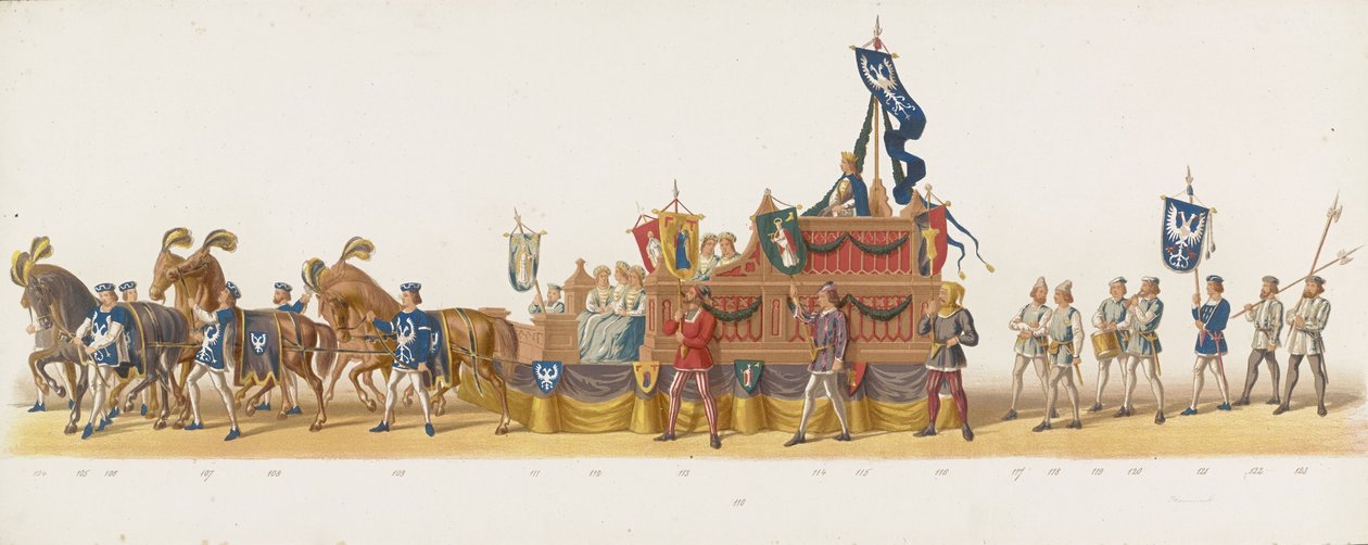 Défilé de Delft de 1873 (huitième planche) - Anonymous
