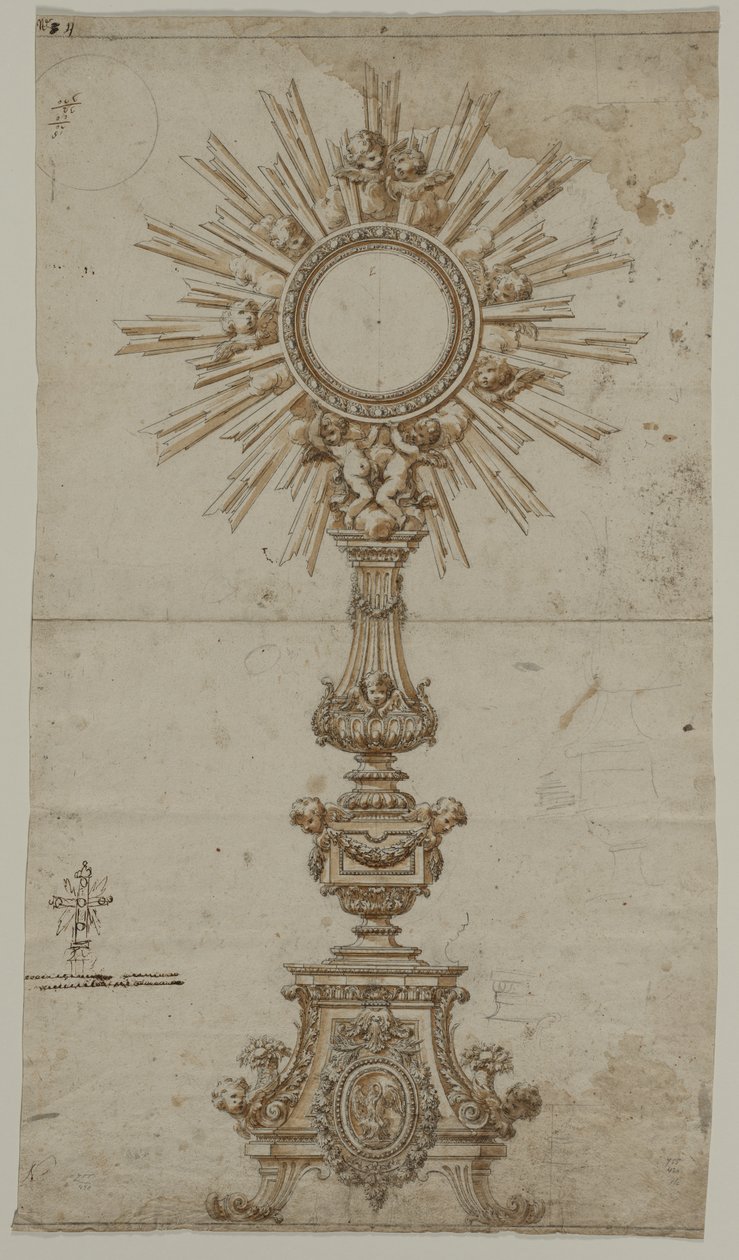 Conception pour une monstrance - Anonymous