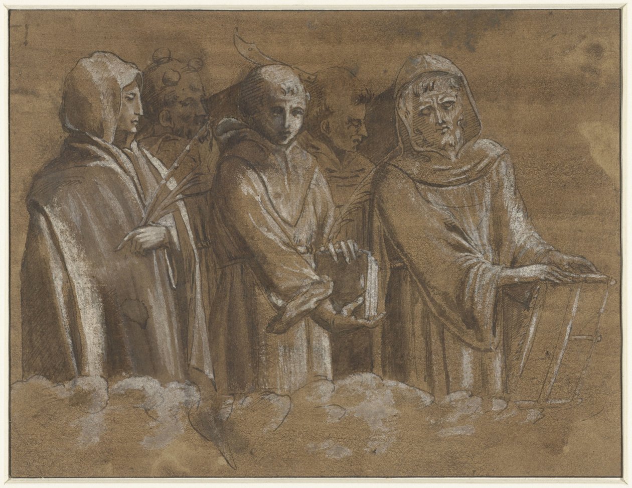 Figures de martyrs au-dessus d