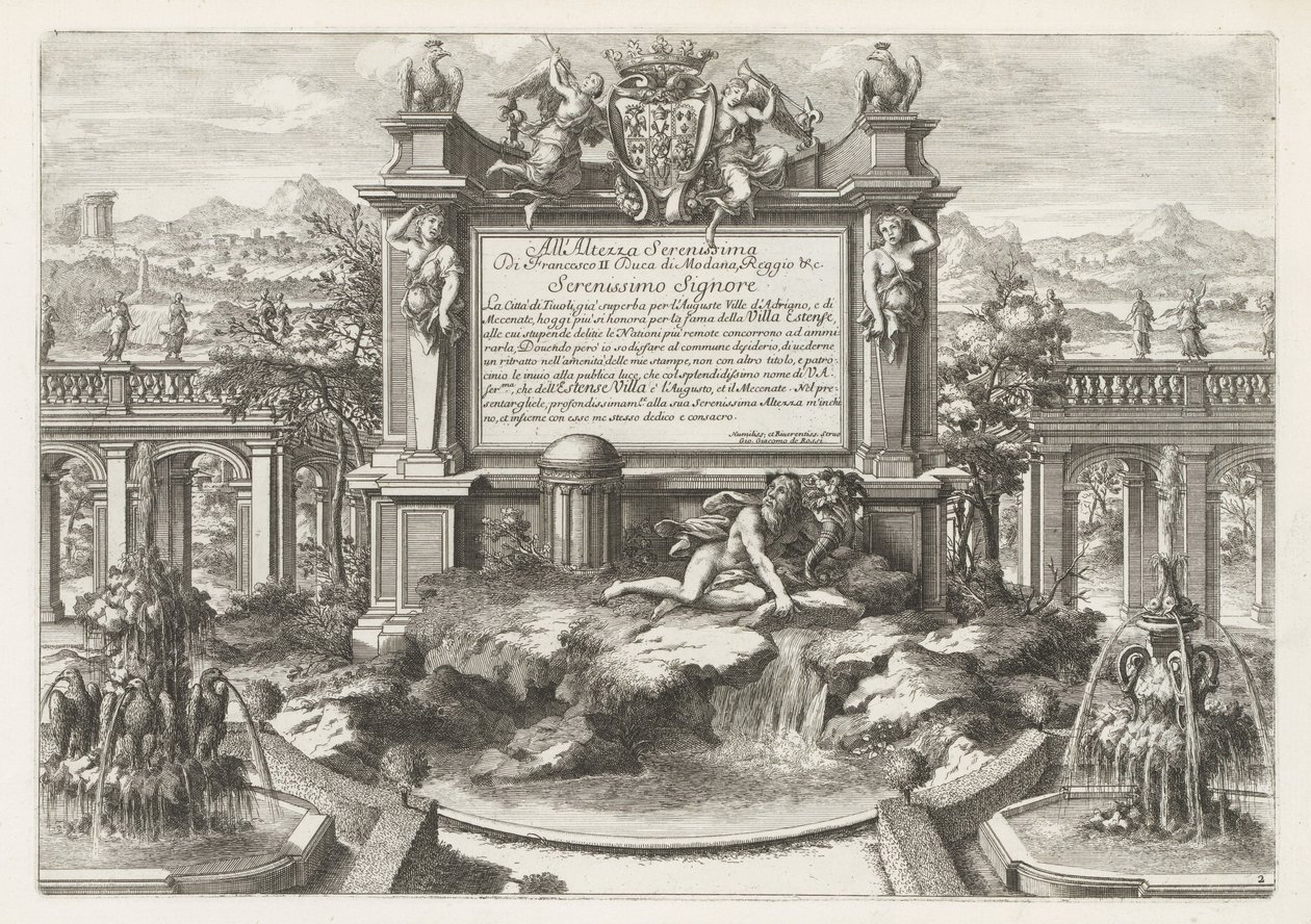 Fontaine dédiée à Ercole II d