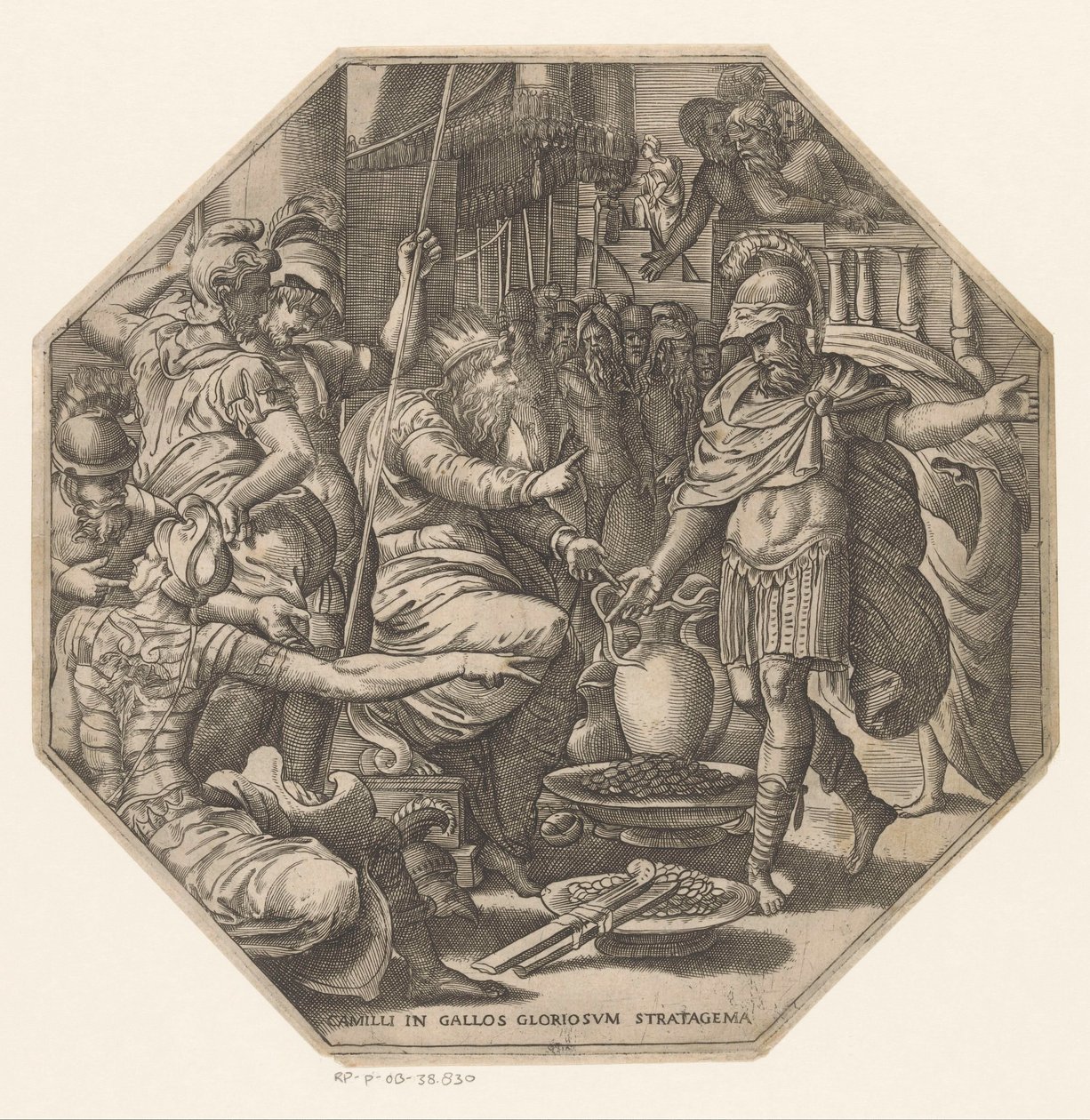 Furius Camillus devant un roi - Anonymous