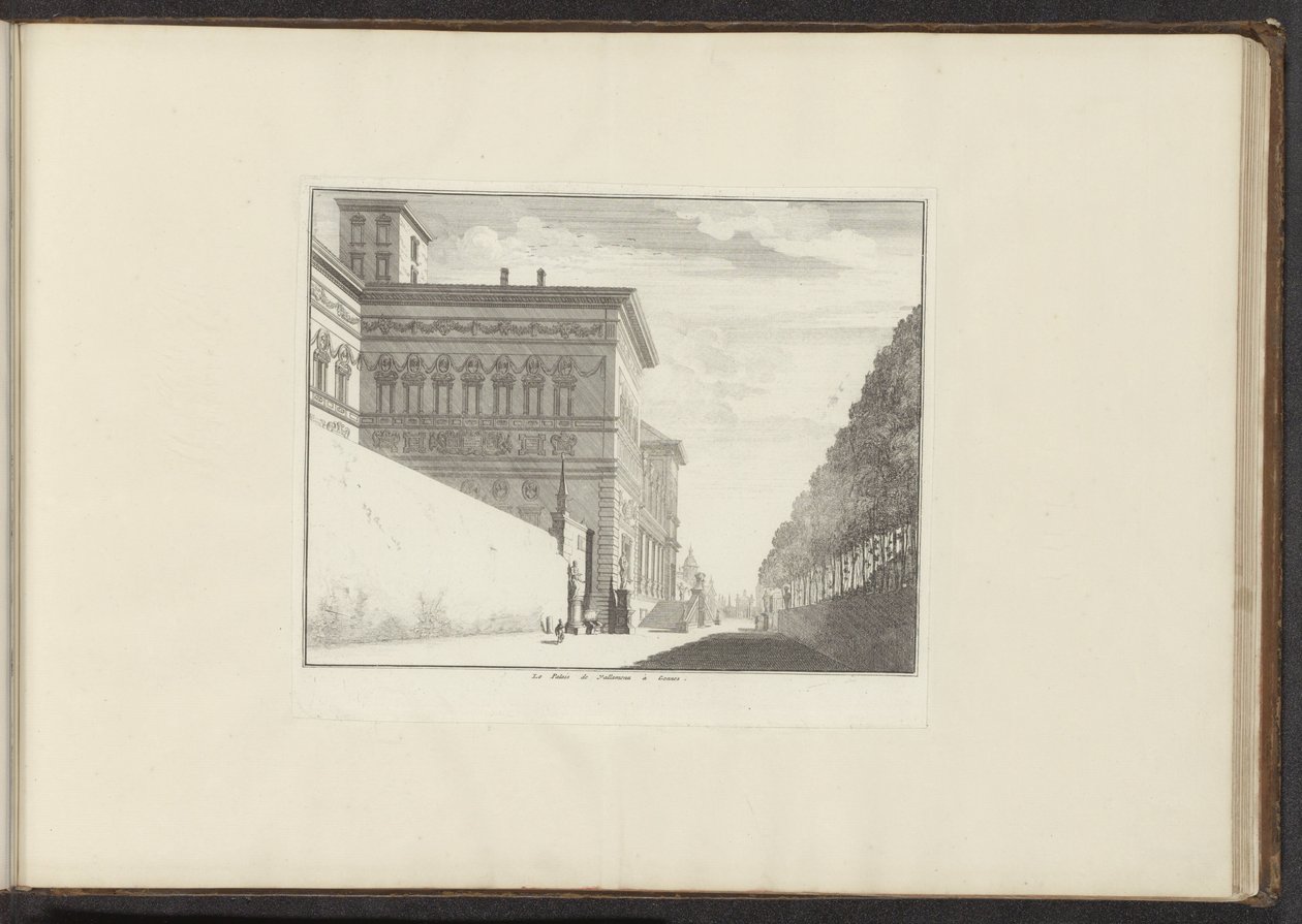 Vue sur la Villa Borghese à Rome - Anonymous