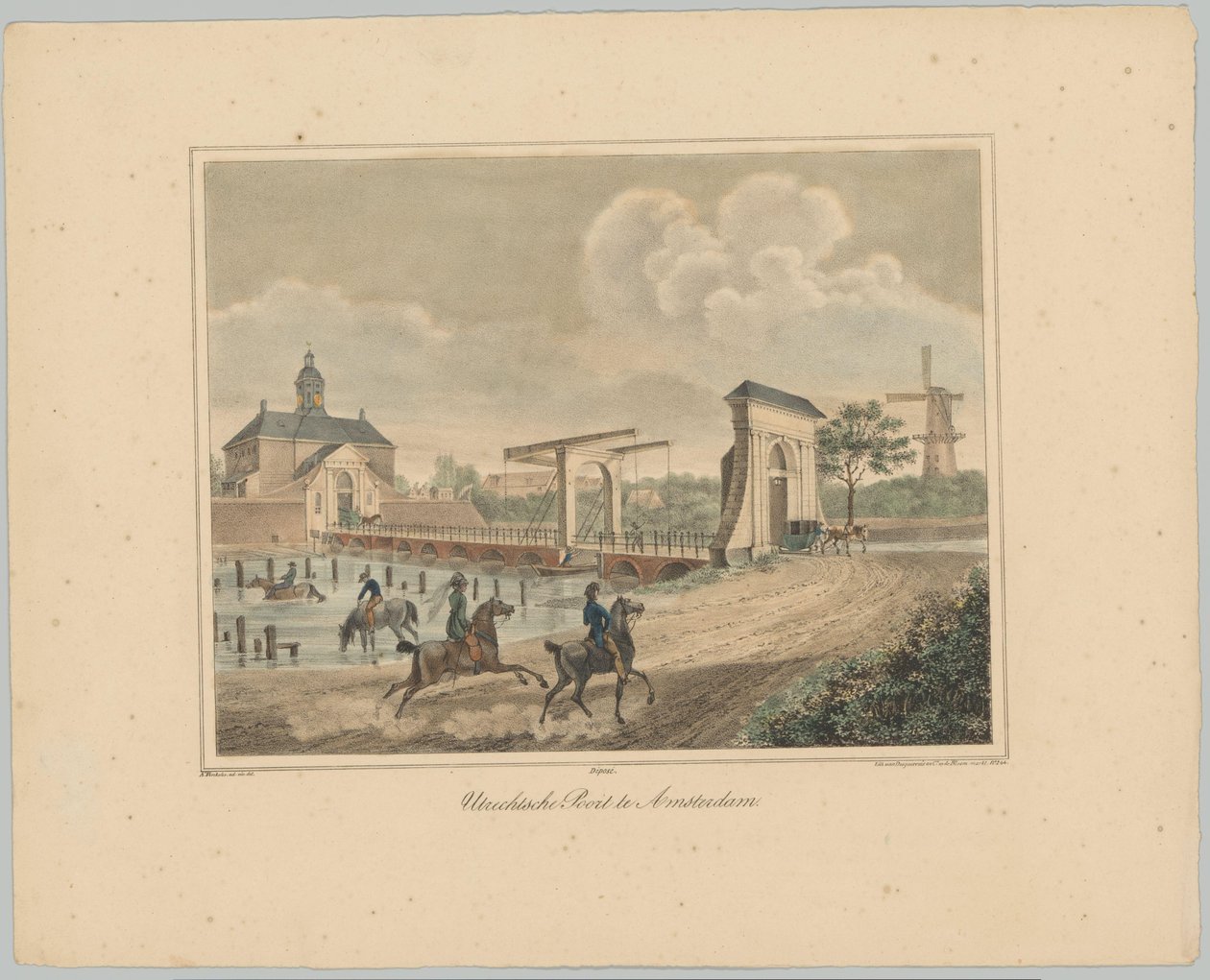 Vue de la porte d