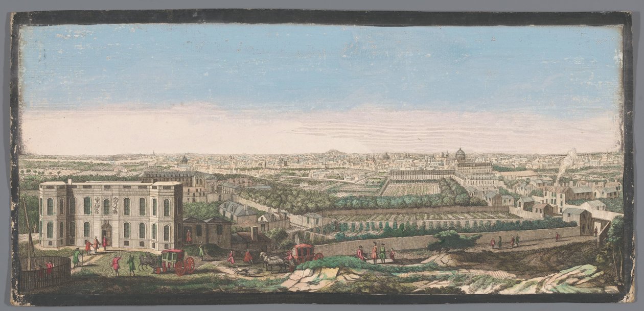 Vue de la ville de Paris depuis l