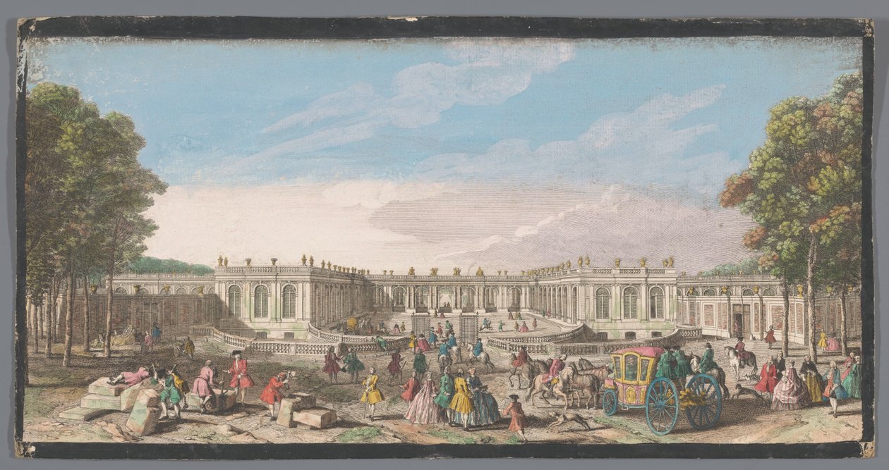 Vue de Trianon dans le Parc de Versailles du côté de l