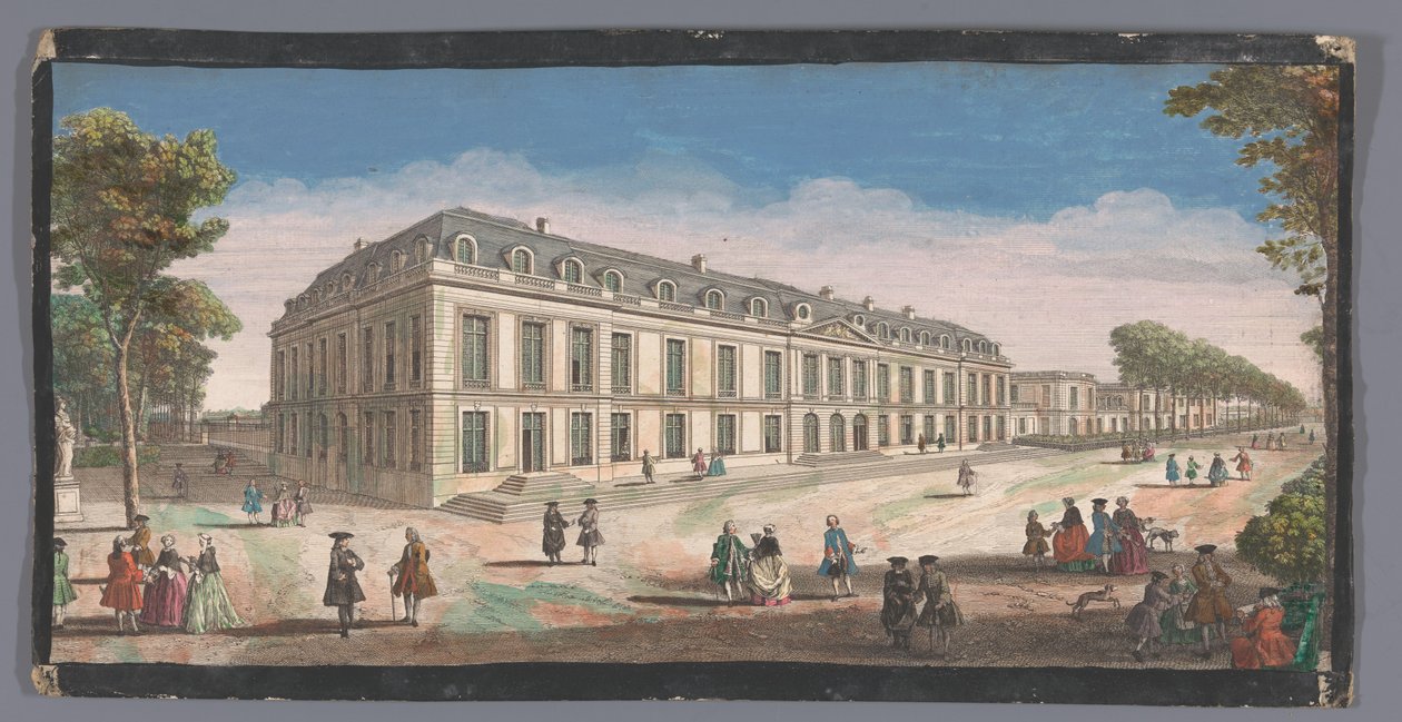 Vue du Château de Choisy depuis le jardin - Anonymous
