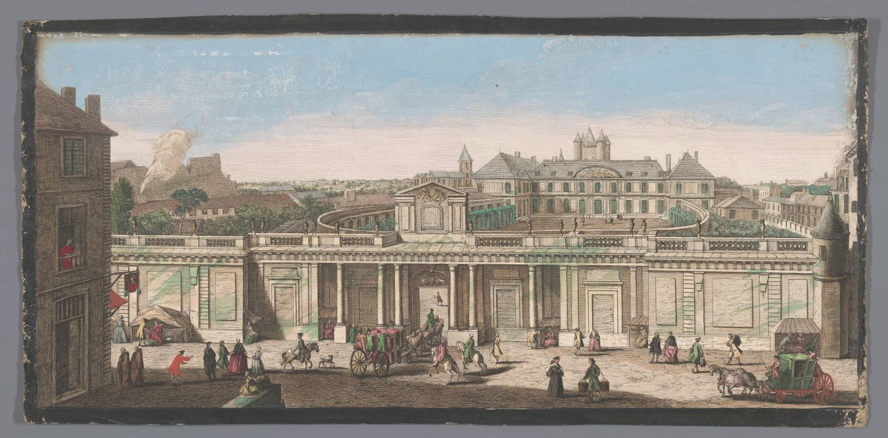 Vue du Palais du Temple aux Chevaliers de Malte - Anonymous