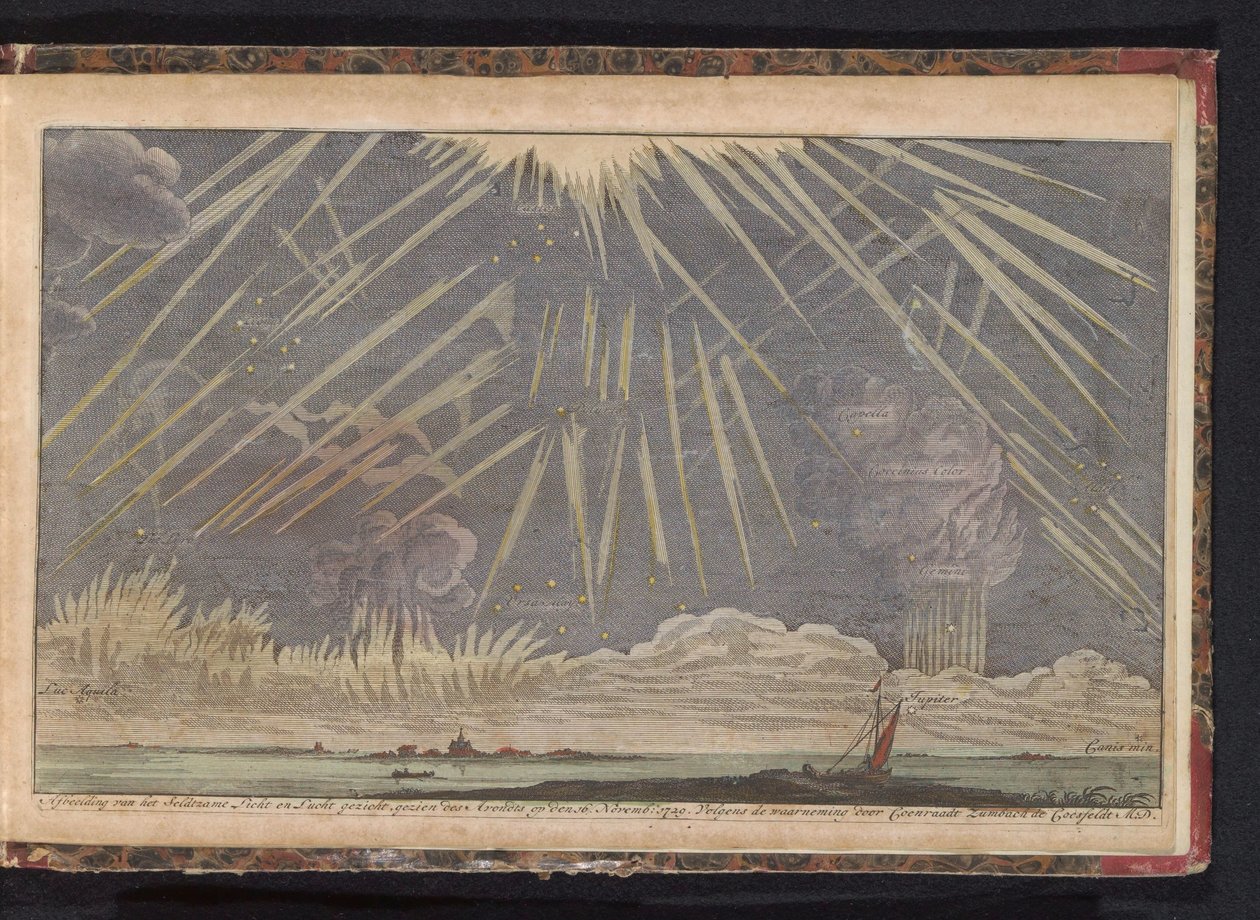 Phénomènes célestes, 1729 - Anonymous