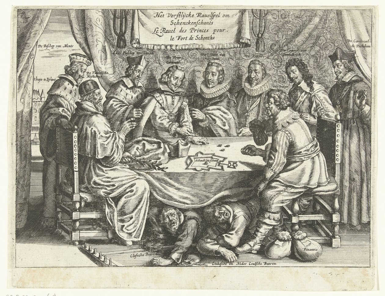 Le jeu pour Schenckenschans, 1635-1636 - Anonymous
