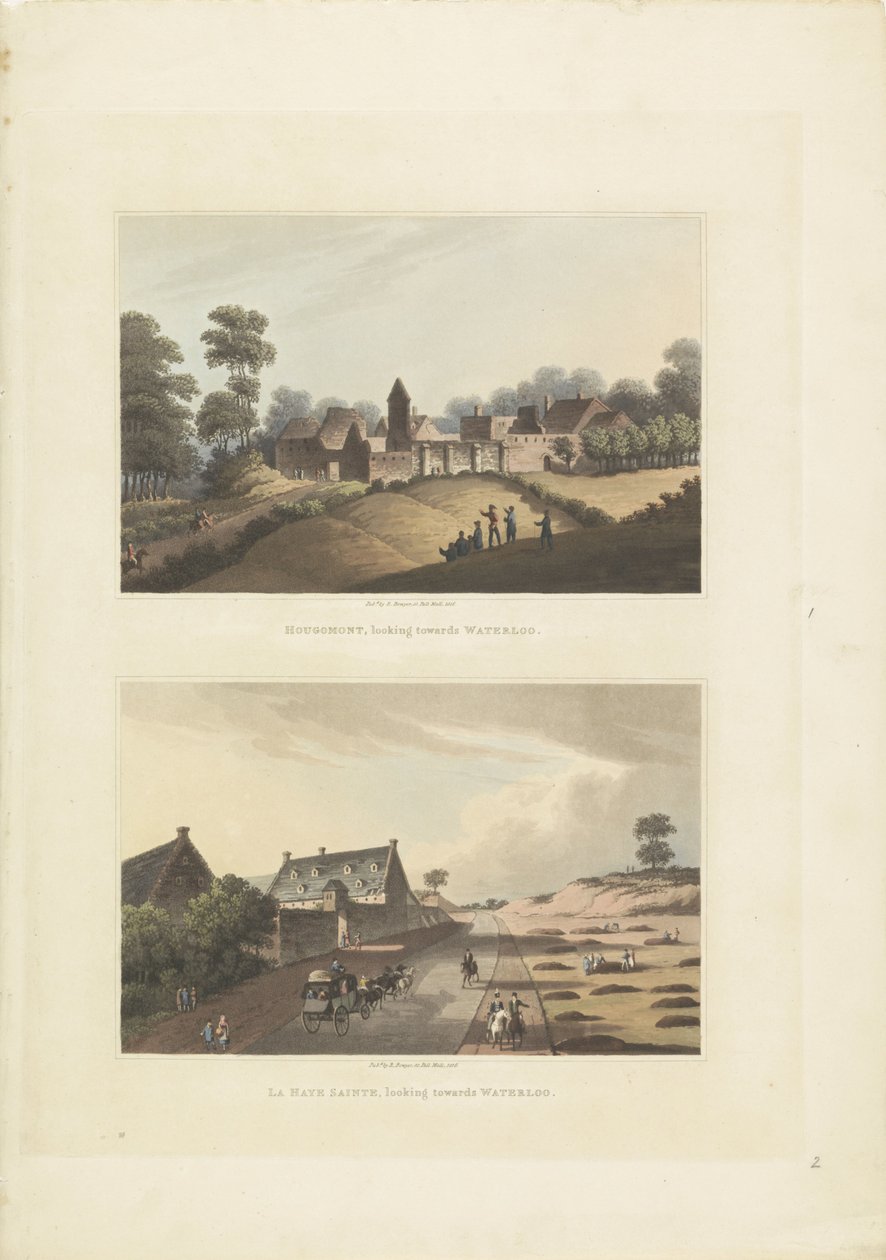 Hougoumont et La Haye-Sainte - Anonymous