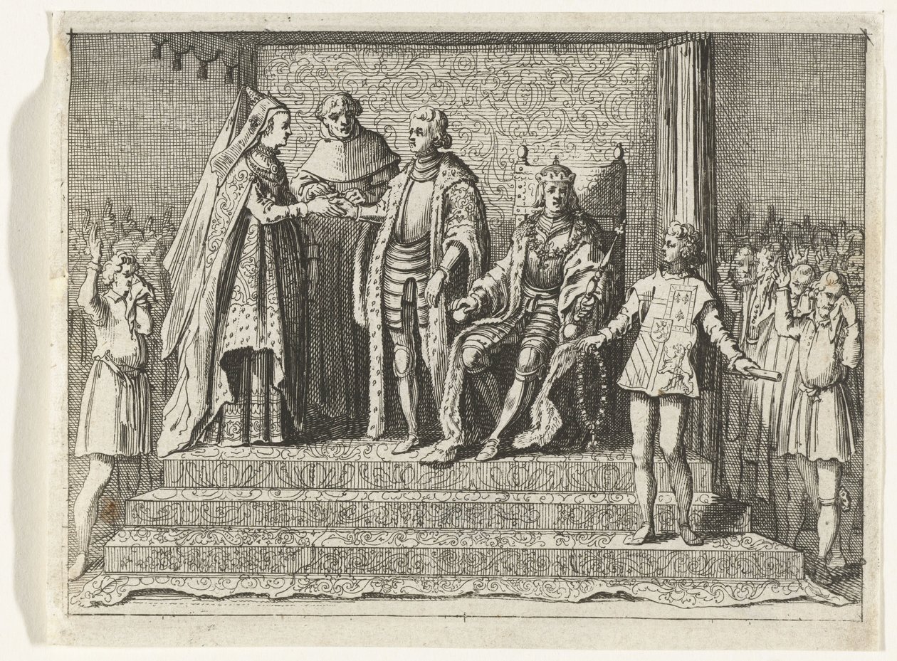 Mariage de Jacoba de Bavière et Frank van Borselen, 1434 - Anonymous