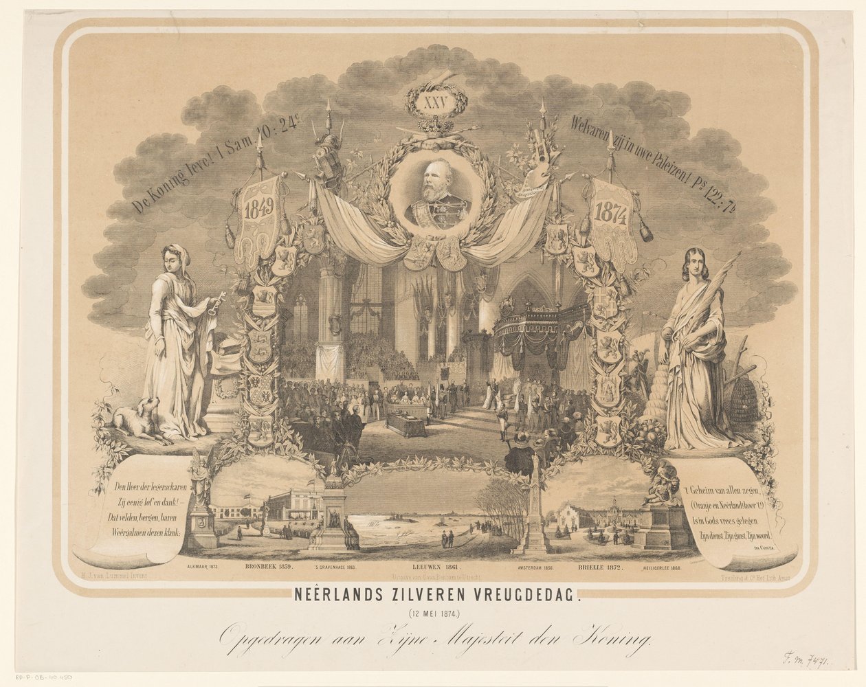 Inauguration de Guillaume III comme roi des Pays-Bas - Anonymous