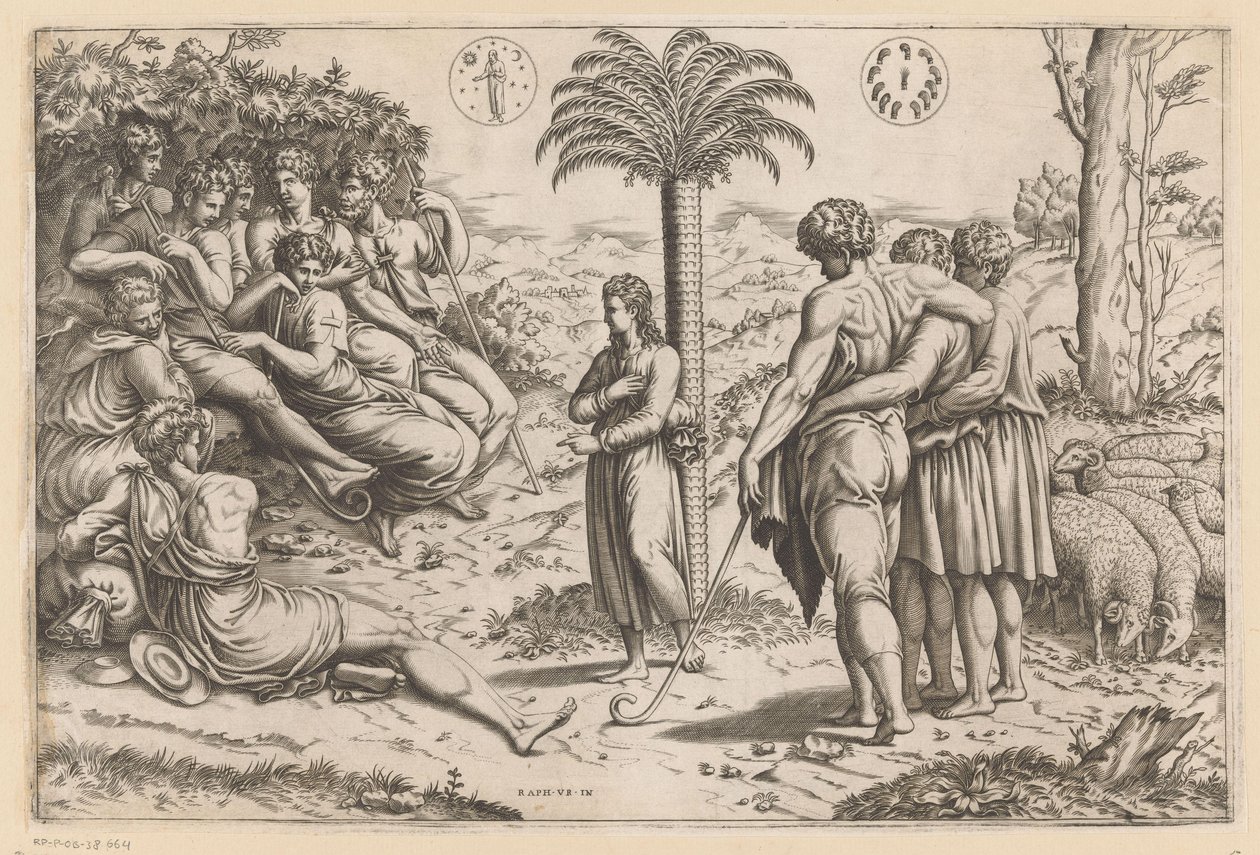 Joseph raconte ses rêves à ses frères - Anonymous