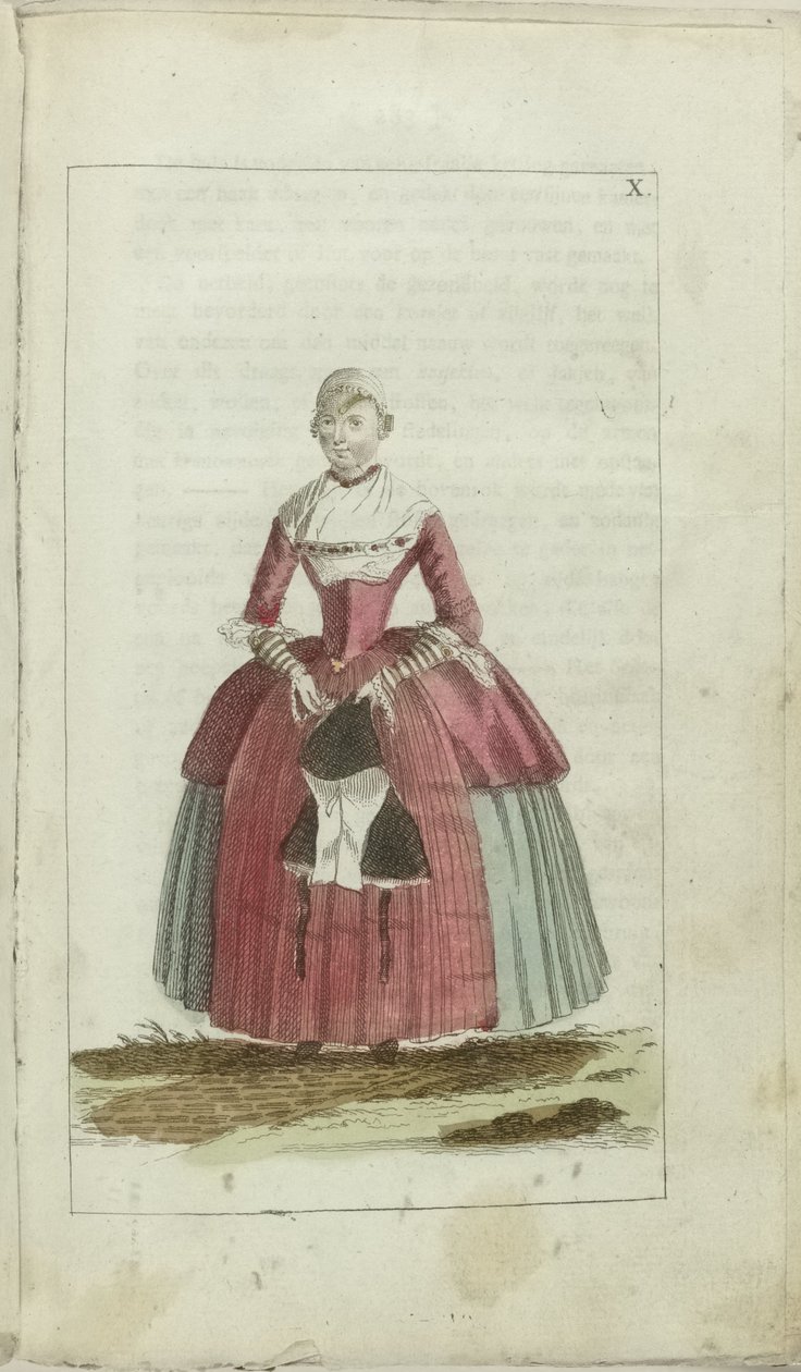 Cabinet de mode et de goût 1791, pl. X - Anonymous