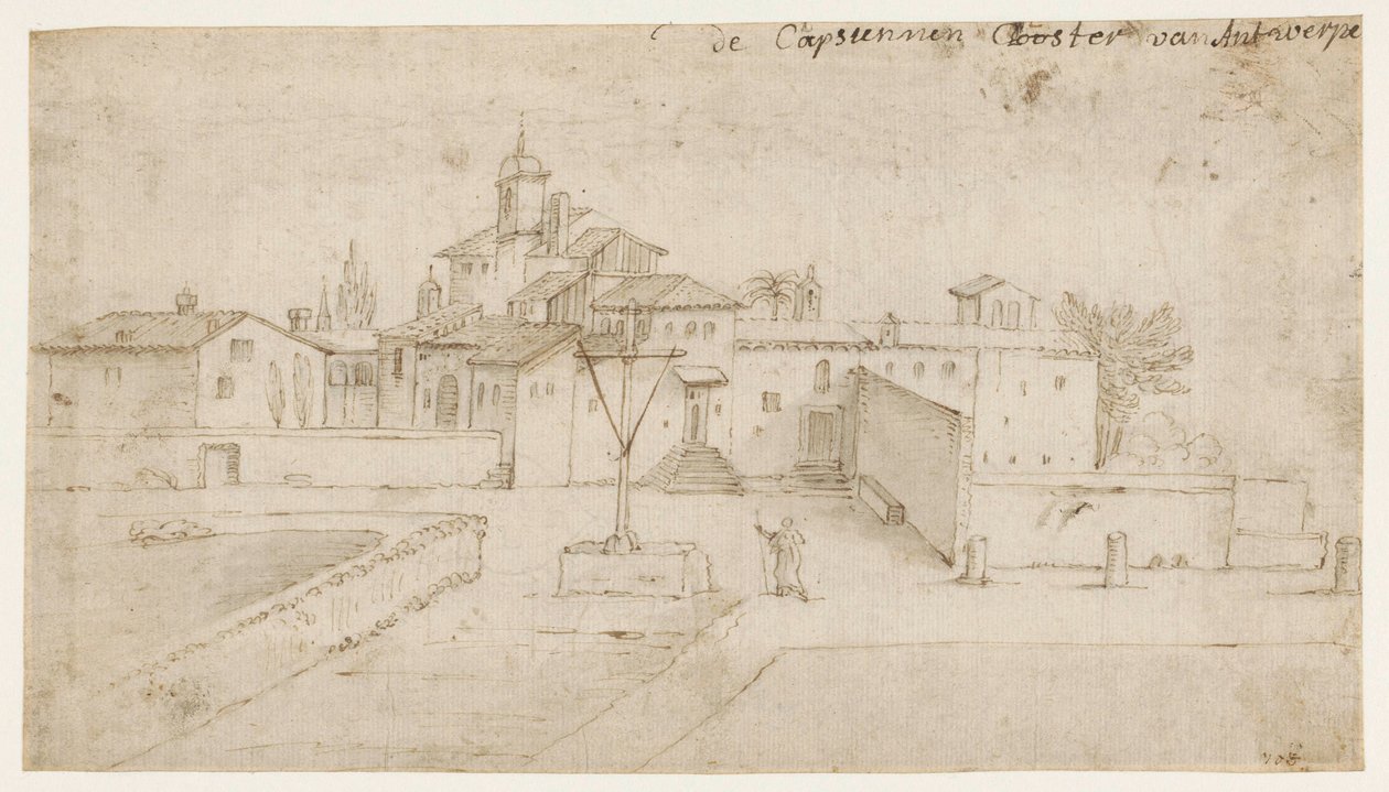 Couvent des Capucins à Anvers (?) - Anonymous