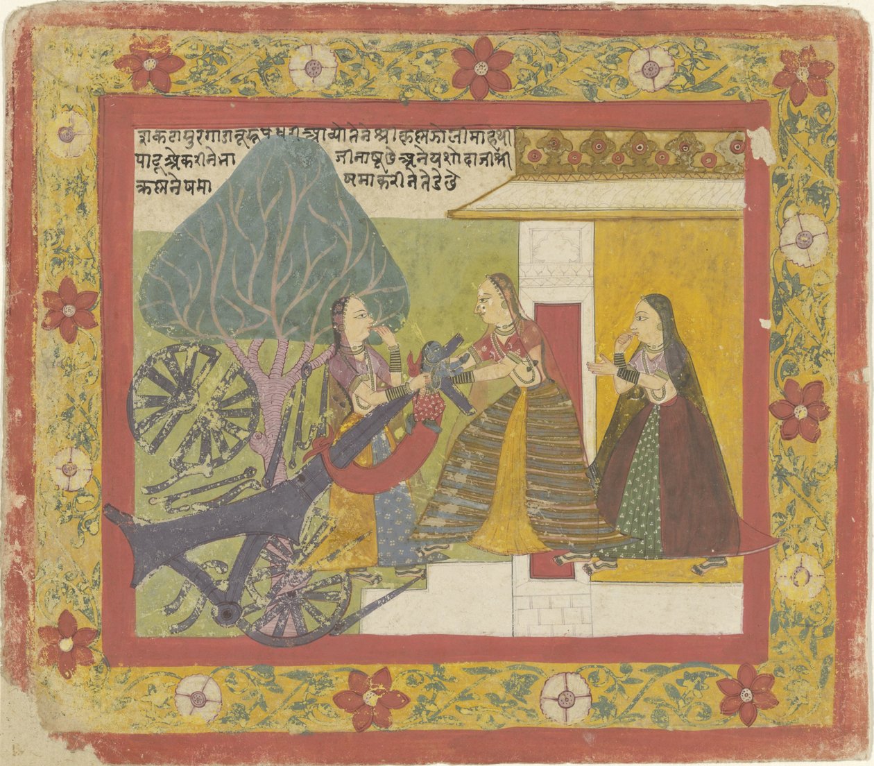 Krishna a détruit le démon du chariot - Anonymous