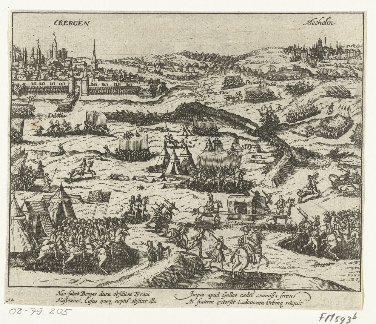 Louis de Nassau quitte Bergen, 1572 - Anonymous