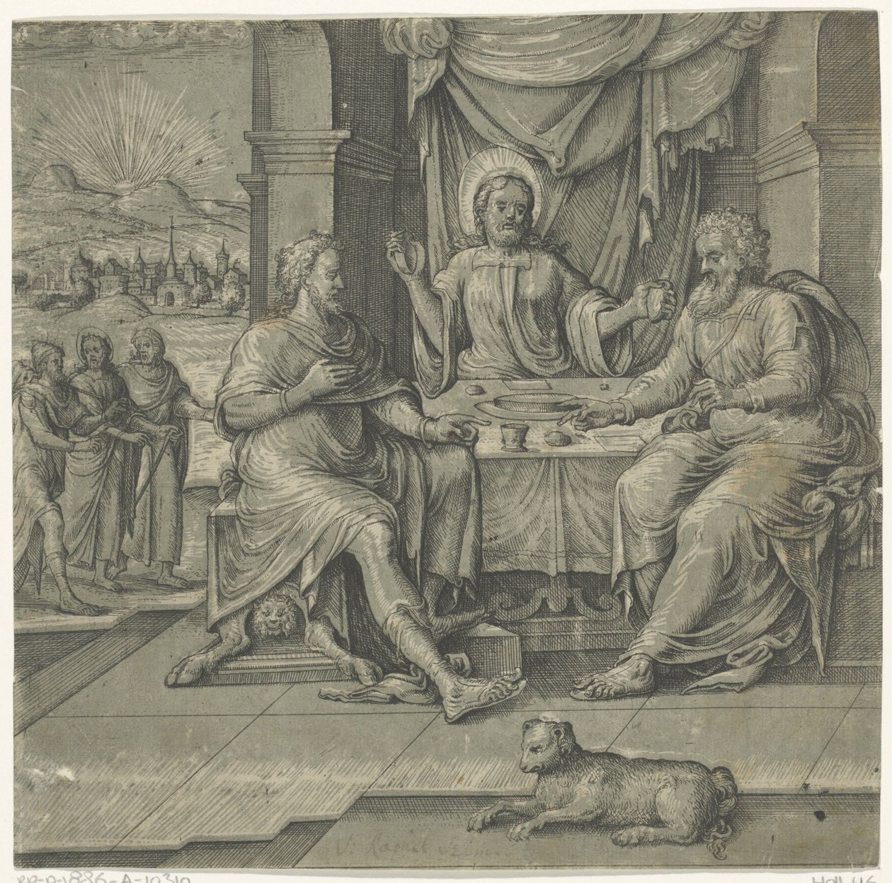 Repas à Emmaüs - Anonymous
