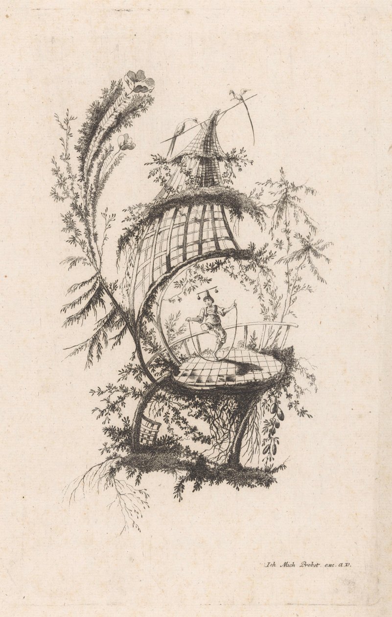 Homme avec une corde à sauter - Anonymous