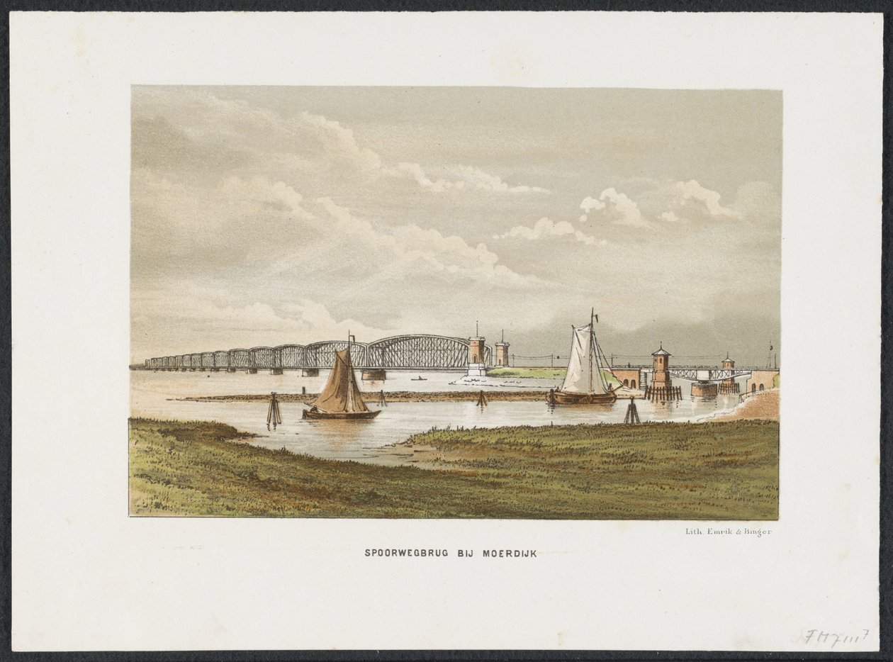 Pont de Moerdijk, 1871 (De Voornaamste Spoorwegbruggen in Nederland) - Anonymous