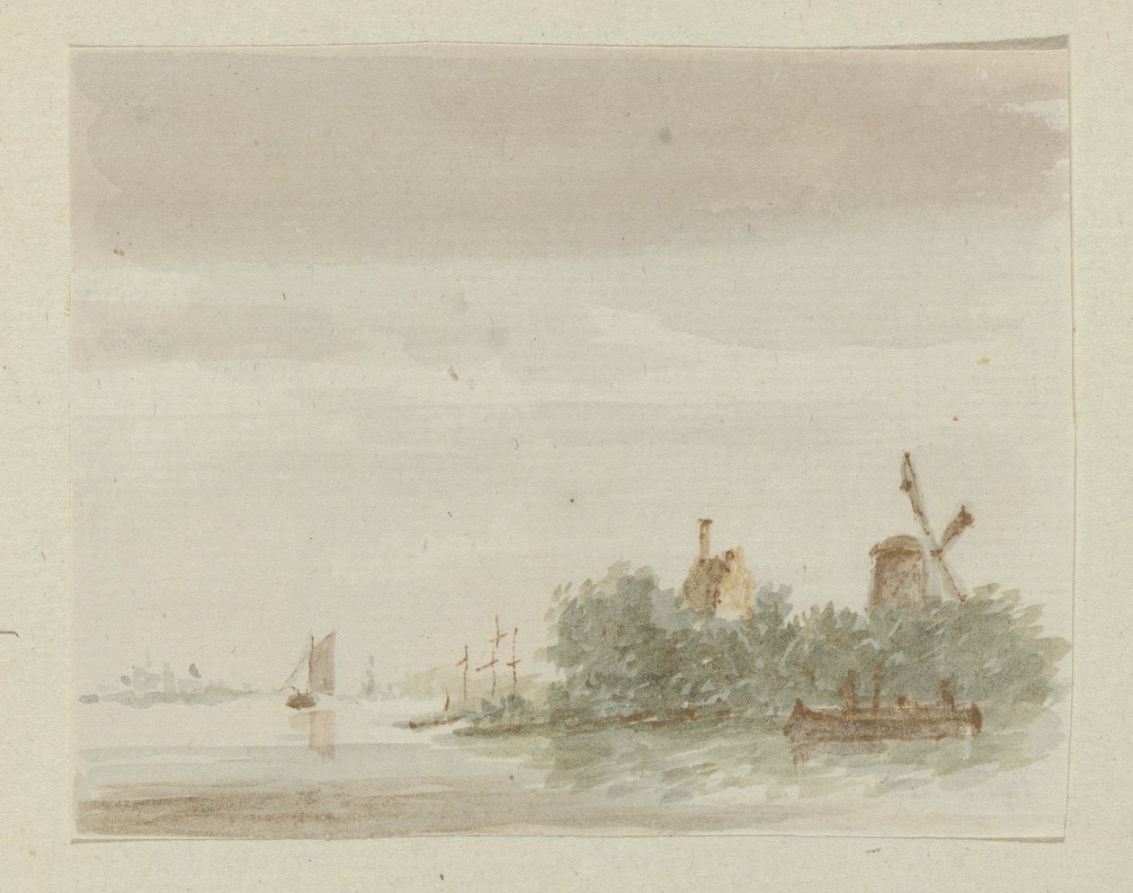 Moulins au bord de l