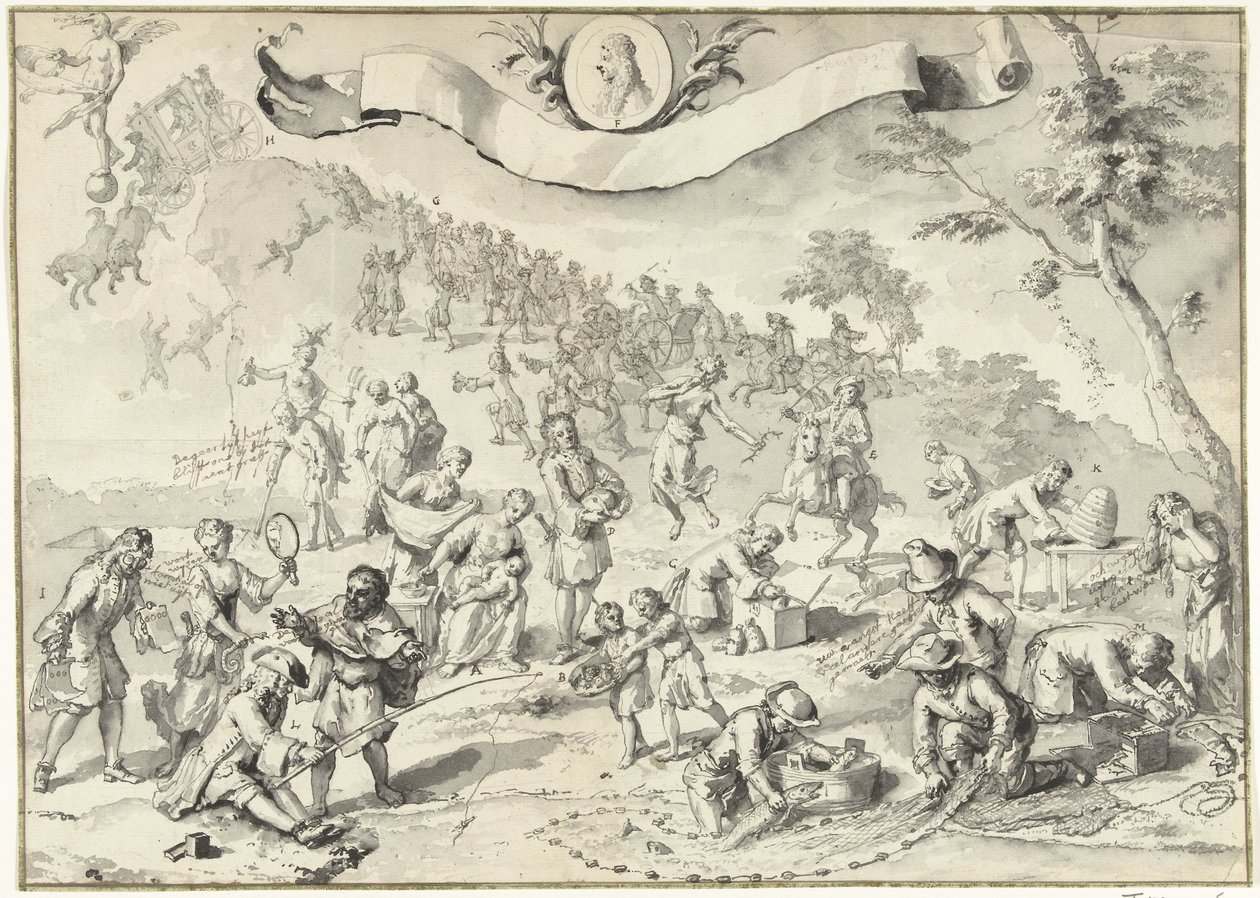 Esquisse pour la gravure L