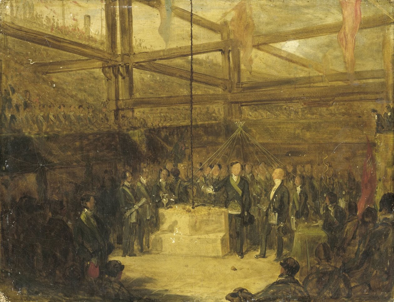 Cérémonie des francs-maçons écossais - Anonymous
