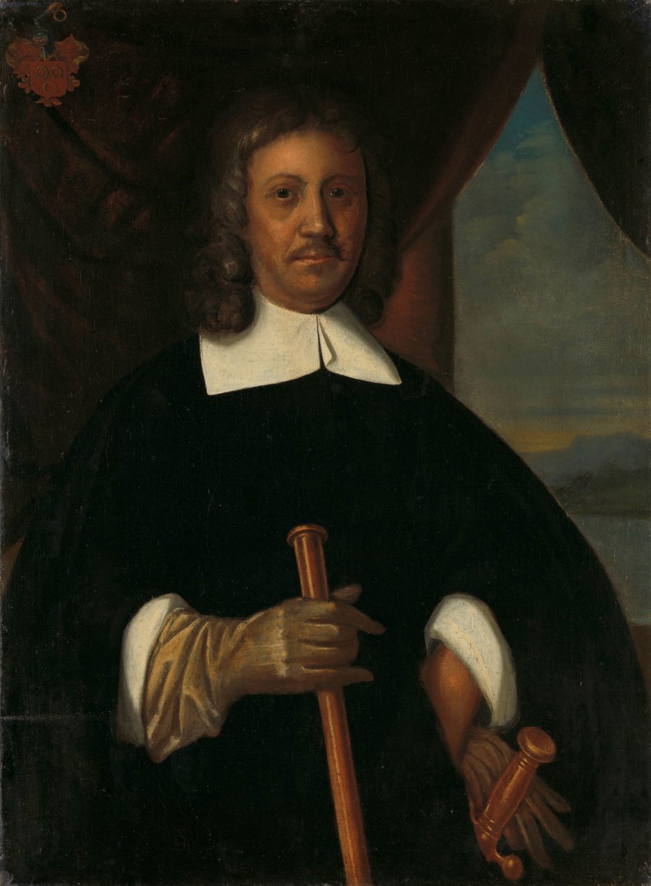 Portrait de Jan van Riebeeck (1619-77). Commandant du Cap de Bonne-Espérance et de Malacca et secrétaire du Haut Gouvernement de Batavia - Anonymous